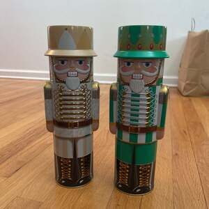 Christmas Gold & White Gilded Soldier Nutcracker with Scepter